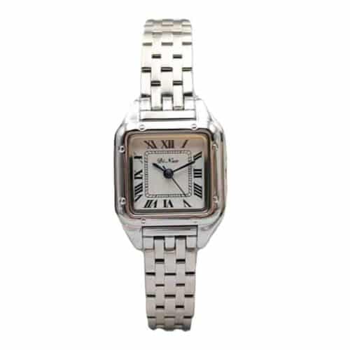 Fashion Square Simple Steel Band Quartz Watch
