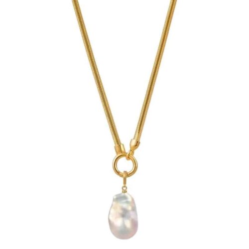 Women's Pearl Necklace S925 Silver Light Luxury Minority High-grade Clavicle Chain