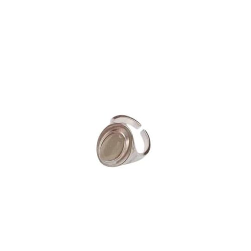 S925 Sterling Silver Agate Matte Ring